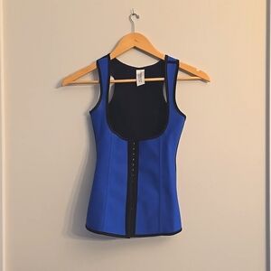 Charmain waist trainer Corset in royal blue
